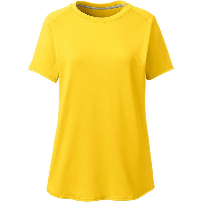 Lands' End School Uniform Women's Short Sleeve Active Gym T-shirt, 1 of 4
