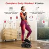 Sunny Health & Fitness 2-in-1 Hydraulic Step Machine with Resistance Band and Bluetooth - 2 of 4