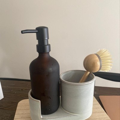 Stoneware Kitchen Sink Caddy Sour Cream - Hearth & Hand™ With Magnolia :  Target