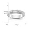 Black Bow Jewelry 3mm 14K Yellow, White, or Rose Gold Design Etched Standard Fit Band - 4 of 4