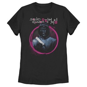 Women's Squid Game Front Man Portrait T-Shirt - 1 of 4
