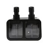 Trio Essentials Hand and Dish Soap Dispenser, Sponge Caddy and Brush Holder 4-in-1 Kitchen Dual Soap Dispenser - 3 of 4