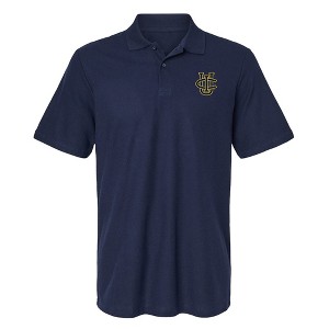 Men's University Of California Irvine Primary Logo Cotton Polo Short Sleeve T-Shirt - 1 of 4