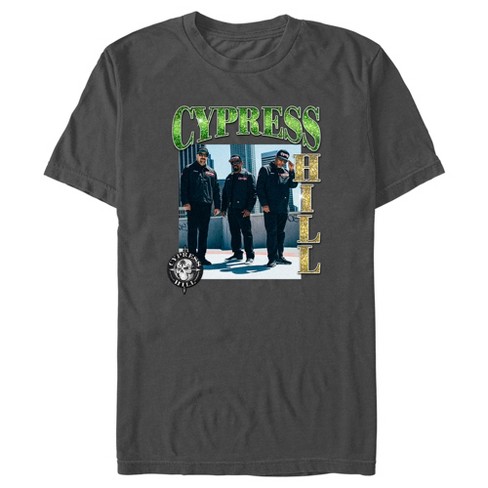 Men's Cypress Hill Glitter Logo T-shirt - Charcoal - Medium : Target