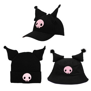 Kuromi 3-Pack Cosplay Hat Combo Set - 1 of 4