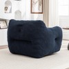 Airsurfer Bean Bag Chair, Bean Bag Sofa Chair with Armrests Stuffed High-Density Foam,Lazy Sofa Chairs Bean Bag Chair for Adults in Living Room - 3 of 4