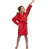 DC Comics Kids Superhero Plush Fleece Hooded Costume Robe - 4 of 4
