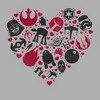 Boy's Star Wars Valentine's Day Heart Icons T-Shirt - 2 of 4