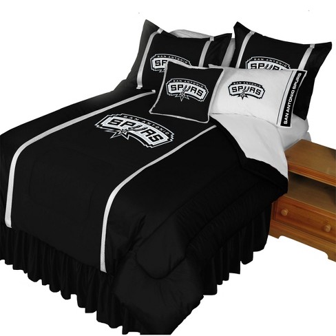 Nba Queen Comforter Set Basketball Bedding San Antonio Spurs