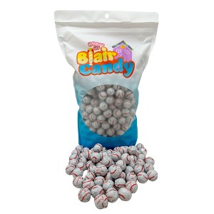 Blair Candy - Individually Wrapped Chocolate Baseballs – Regular Milk Chocolate Candy - Available in 1, 2, 3, and 5 Pound Resealable Bags - 1 of 4