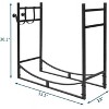 attop Heavy Duty Metal Firewood Holder with Removable Holders - 2 of 4