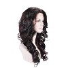 Synthetic Lace Front Curly Wig for Women, Medium Length Natural Looking Wave Hair Wigs - 2 of 4