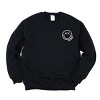 Simply Sage Market S.W.Smiley Embroidered Simple Wink Bold Sweatshirt - 2 of 4