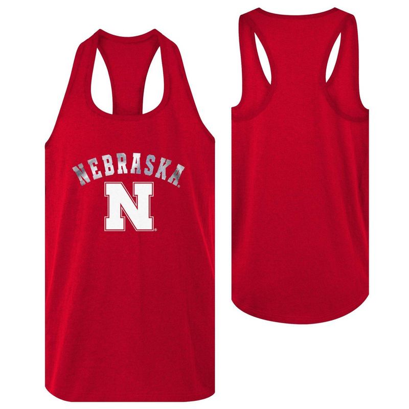 NCAA Nebraska Cornhuskers Girls&#39; Tank Top, 1 of 4