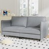 GDFStudio Orel Mid-Century Modern 74.27'' Upholstered Loveseat Sofa with Cushions - 2 of 4