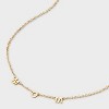 14K Gold Dipped "Mom" Station Necklace - A New Day™ Gold - 4 of 4