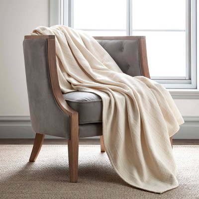 King Cotton Bed Blanket Ecru - Vellux