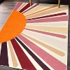 Coucheta Area Rug Machine Washable Non-Slip Modern Minimalist Accent Carpet for Living Room Bedroom Entryway,Multi-Color & Size - 2 of 4