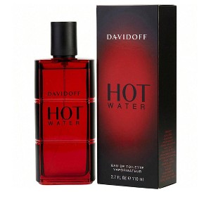 Hot Water By Davidoff Men Basil, Wormwood, Patchouli, Paprika, Benzoin, Styrax Edt Spray 3.7 Oz - 1 of 1