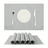 Unique Bargains Waterproof Reversible Vinyl Faux Leather Placemats 19 x 13 Inches 6 Pcs - 3 of 4