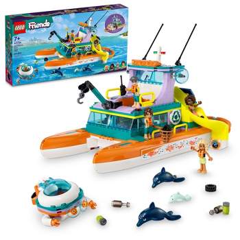LEGO Friends Sea Rescue Boat Dolphin Building Toy 41734