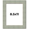PosterPalooza | Photo Size Sculpted Blue Picture Frame - UV Acrylic, Foam Board Backing, Hanging Hardware - 2 of 4