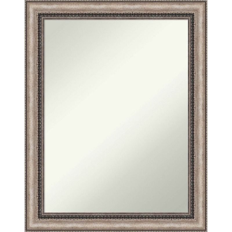 22&#34; x 28&#34; Non-Beveled Lyla Ornate Silver Wall Mirror - Amanti Art, 1 of 11