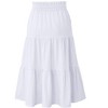 Maxi Skorts Skirt for Girls Button Front Ruffle High Waisted Long Skirts with Belt and Pocket 3-12 Years - 2 of 4