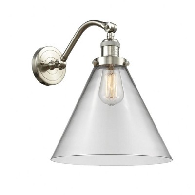 Cone - 1 Light Wall Sconce In Industrial Style-14 Inches Tall and 12 Inches Wide