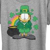 Women's - Garfield - Rainbow Shamrocks Short Sleeve Graphic T-Shirt - 2 of 4