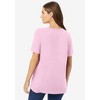 Woman Within Plus Size Perfect Short-Sleeve Crewneck Tee - 3 of 4