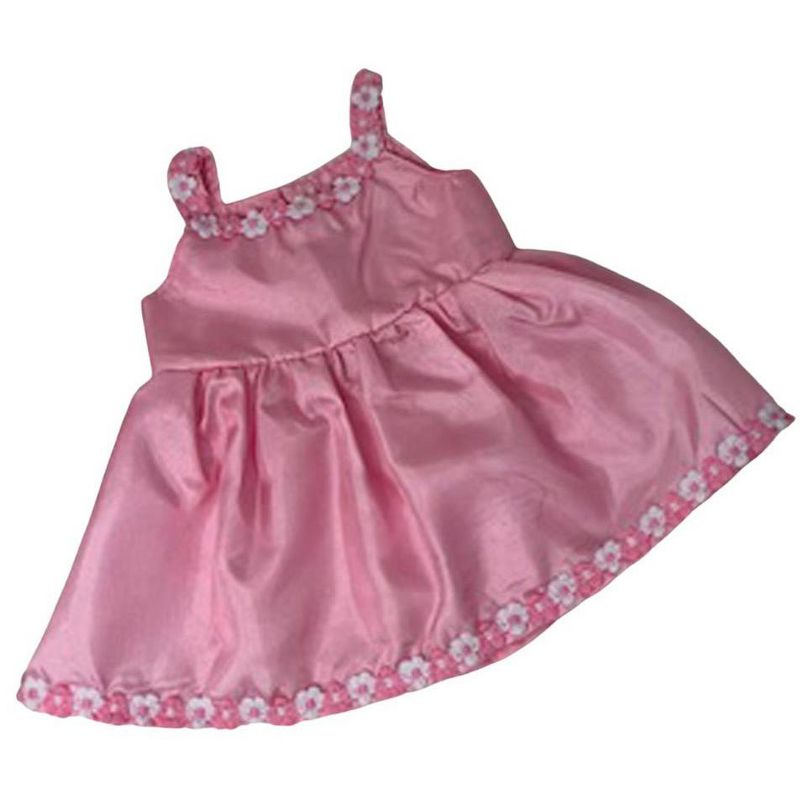 Doll Clothes Superstore Pink Darling Dress Fits 18 Inch Girl Dolls Like American Girl Our Generation My Life Dolls, 1 of 5