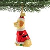 Kurt S. Adler 3.5 Inch Dog In Santa Suit Christmas Best Friend Tree Ornaments - 3 of 3