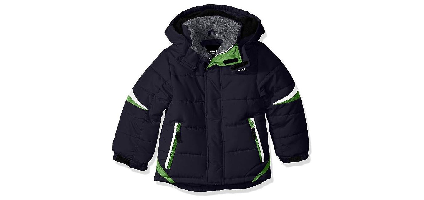 Куртка London Fog Active Puffer Jacket Winter Coat, Super Navy для мальчиков, цвет: Тёмно-синий — фото 2