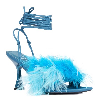 New York & Company Women's Georgia Lace up Heel Sandal