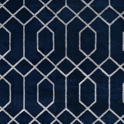 navy blue silver