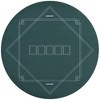 Soozier 24 inch Round Poker Mat, Texas Hold'em Non-Slip Poker Table Top - 4 of 4