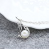 Mermaid Necklace Simulated Pearl Sterling Silver Womens by Ginger Lyne Collection - 2 of 4