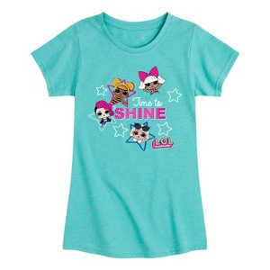 Girls' - LOL Surprise! - Time to Shine Fitted Short Sleeve Graphic T-Shirt - 1 of 4