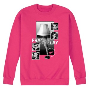 Men's - A Christmas Story - Frageelay Get A Leg Up Graphic Fleece Sweatshirt - 1 of 4