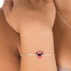 Disney Minnie Mouse Sterling Silver Icon Lariat Bracelet - 2 of 4