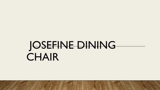 Josefine Dining Chair - Carolina Chair and Table, 2 of 5, play video