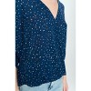 WEST K Women's Alexa Surplice V-Neck Rolltab Blouse - 3 of 3