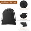 Unique Bargains Cotton Foldable Gym Travel Hiking Storage Drawstring Bag 12 Pcs - 4 of 4