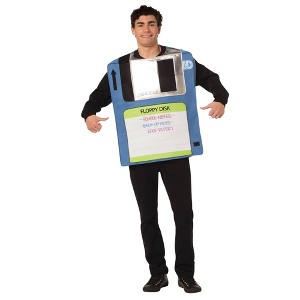 Imposta Costumes Adult Floppy Disk Costume Bodysuit One Size - 1 of 4