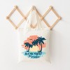 City Creek Prints Aloha Hawaii Canvas Tote Bag - 15x16 - Natural - 2 of 2