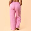 Blogilates Women's Travel Trouser High-Rise Wide Leg Sweatpants - 2 of 4