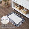 April & Olive Annie Buffalo Black Check Bathmat 20x30 VHC Brands - 2 of 3