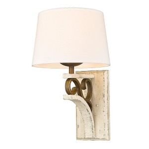 Golden Lighting Solay 1 Light Wall Sconce (Plug-in or Hardwire) - 1 of 1