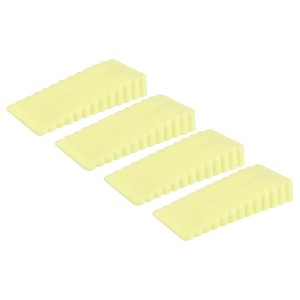 Unique Bargains ABS Anti-Slip Mini Size Wide Applications Door Stop 4 Pcs - 1 of 4